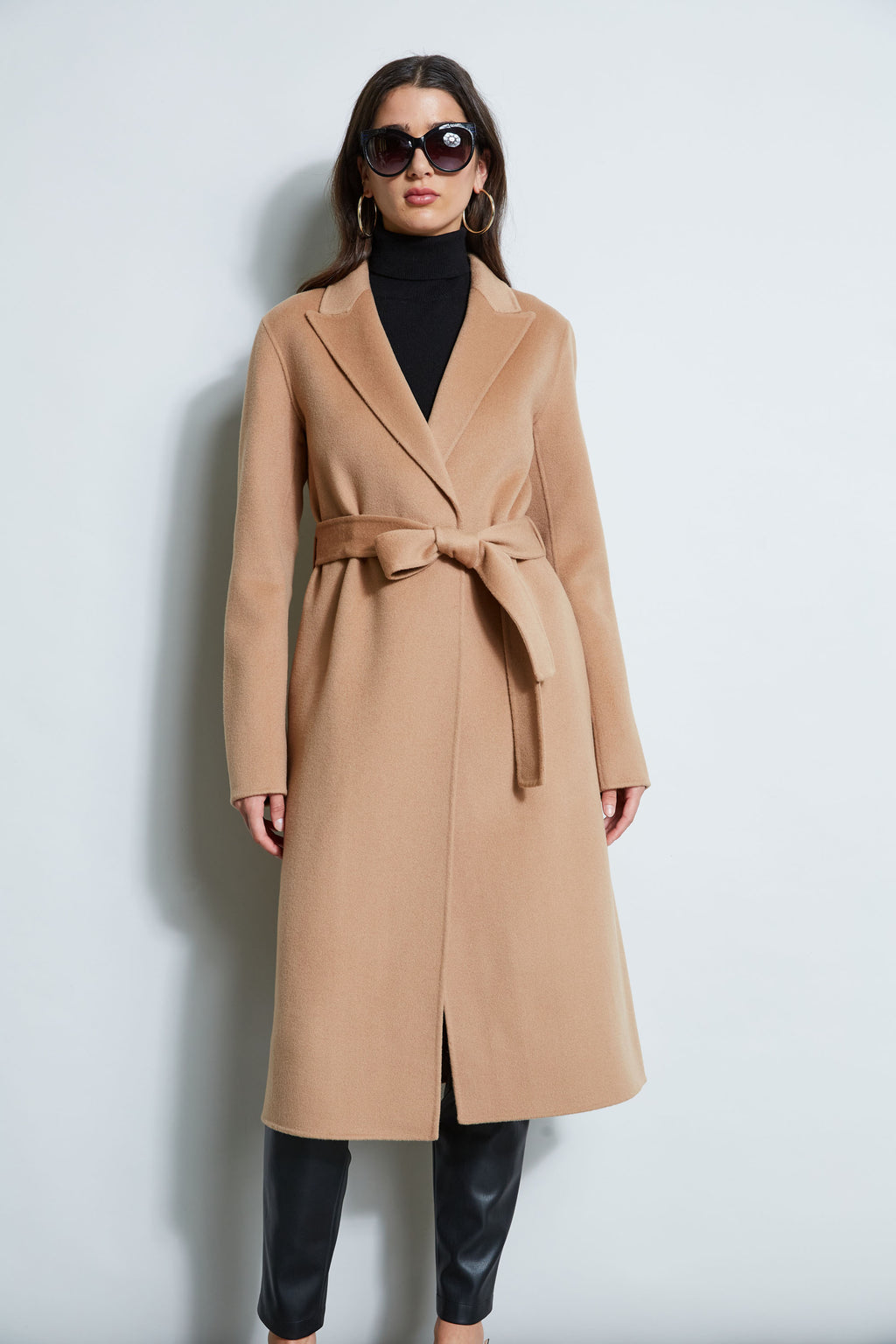 T tahari shop wool coat