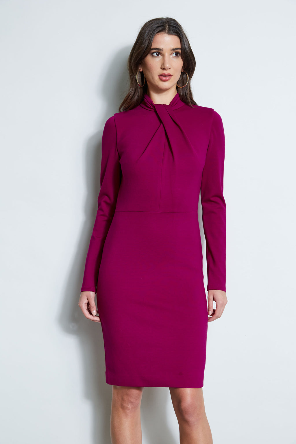 Elie Tahari Twist-Accented Lace Dress size 4