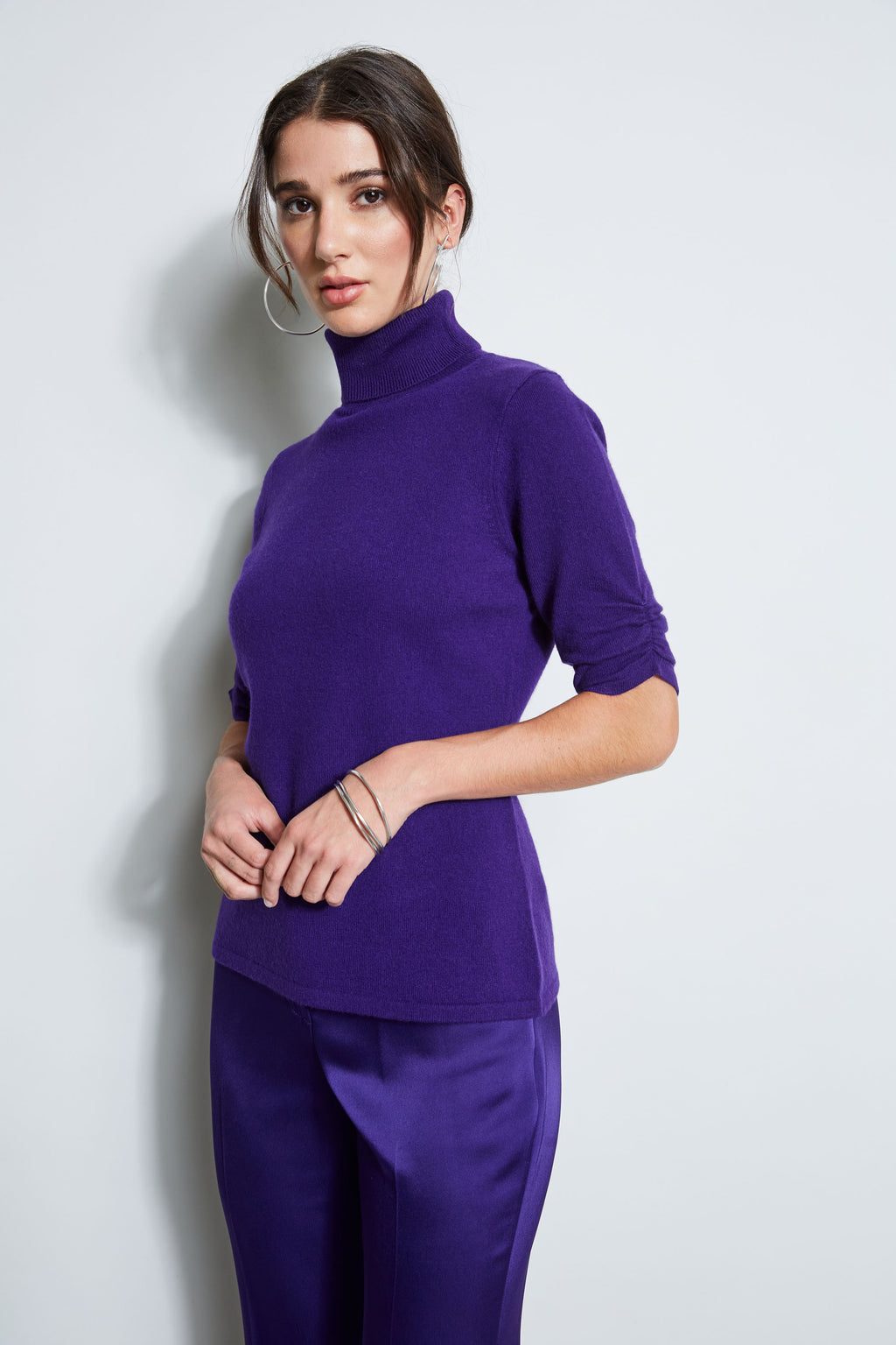 Solid-colour short-sleeve turtleneck sweater, Twik, Shop Women's  Turtlenecks and Mock Necks