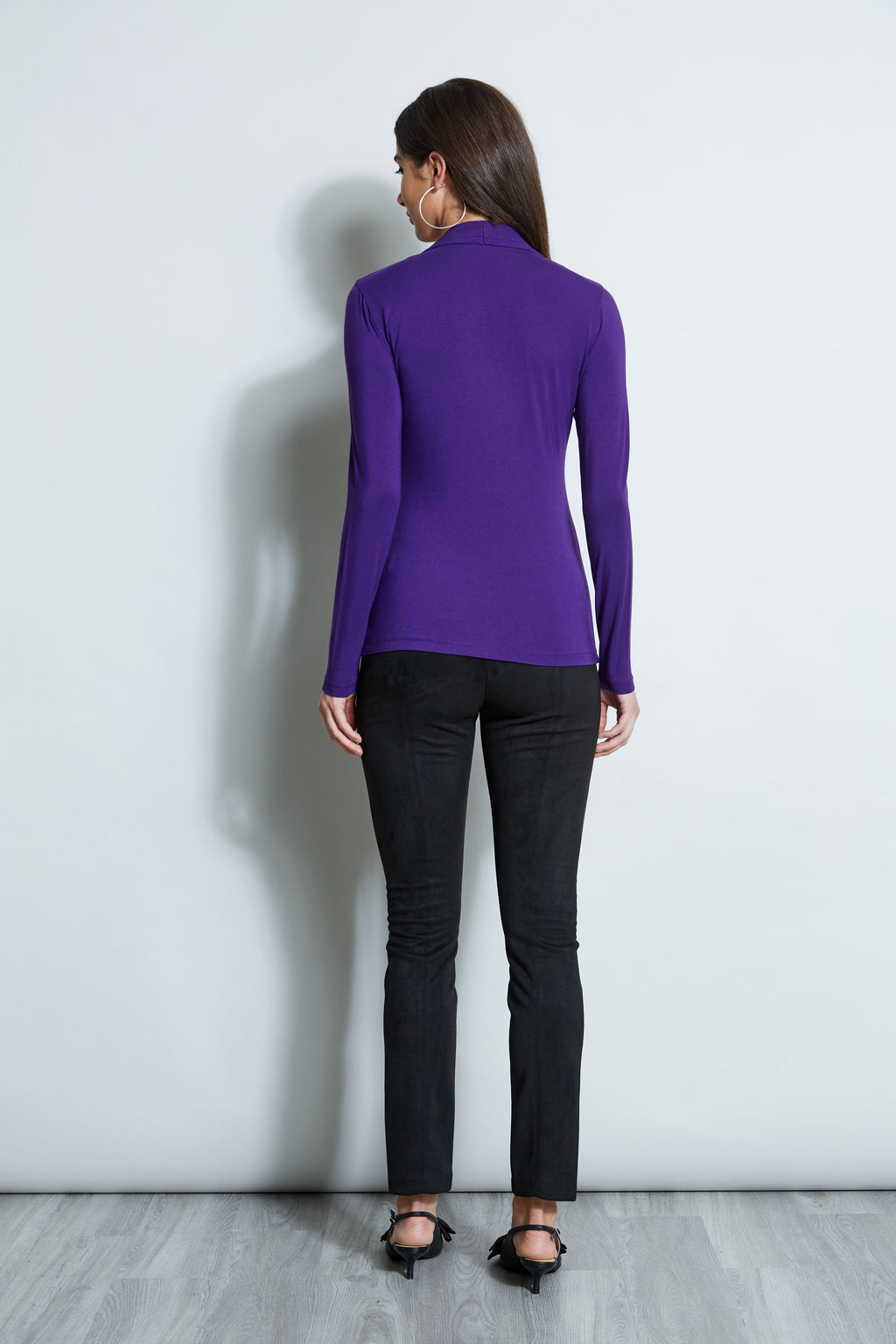 Pleated V-Neck Knit – Elie Tahari