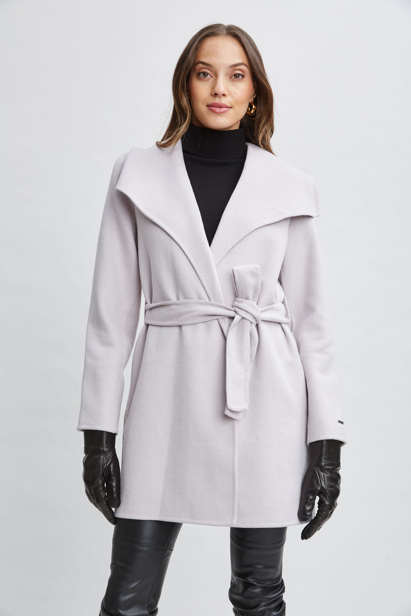 Tahari wool wrap coat online