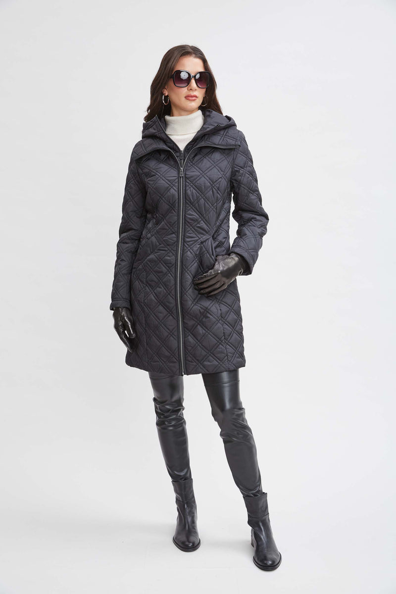 Tahari Quilted Puffer Coat Elie Tahari