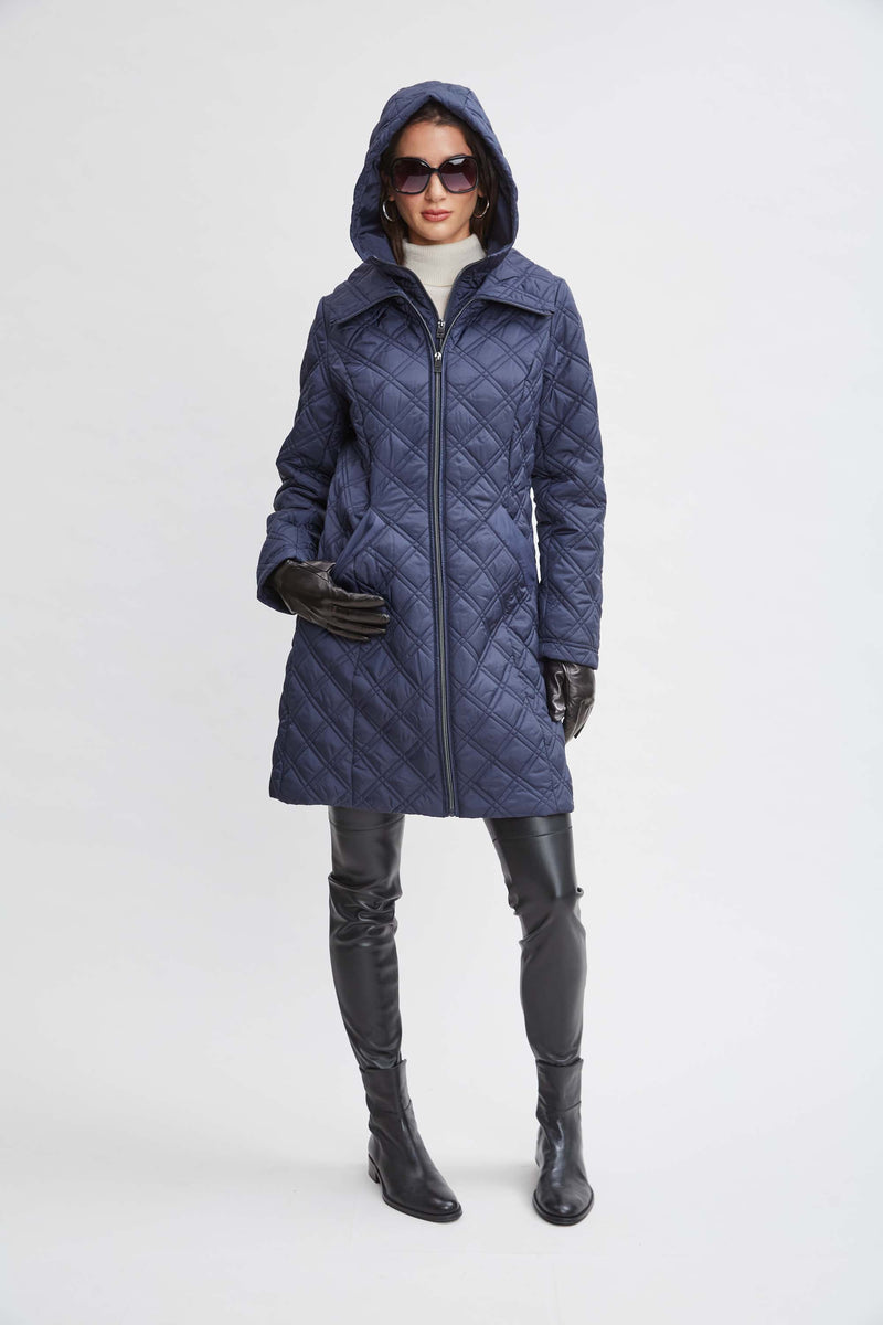 Tahari Quilted Puffer Coat