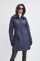 Tahari Quilted Puffer Coat