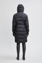 Tahari Faux Fur Trimmed Puffer Coat