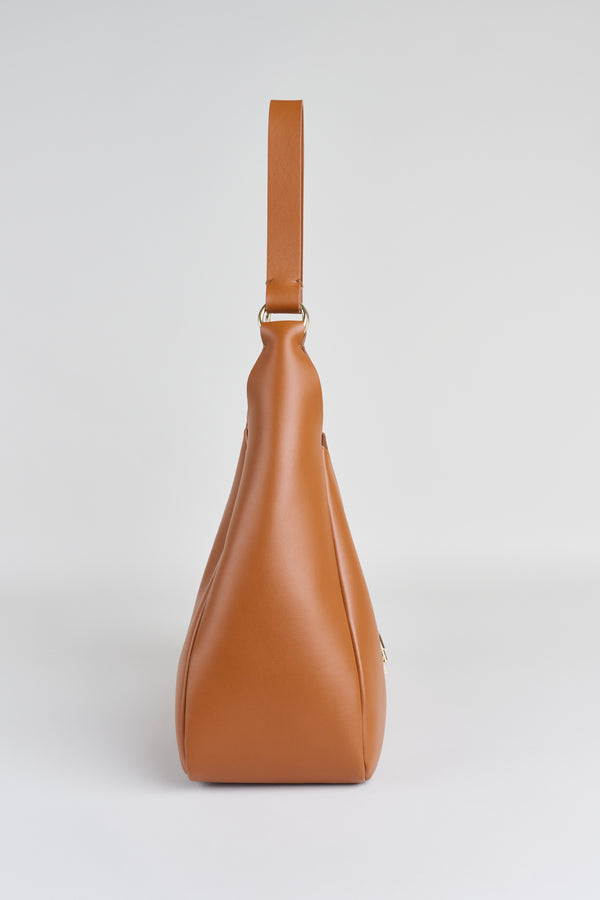 Nappa Leather Hobo Bag