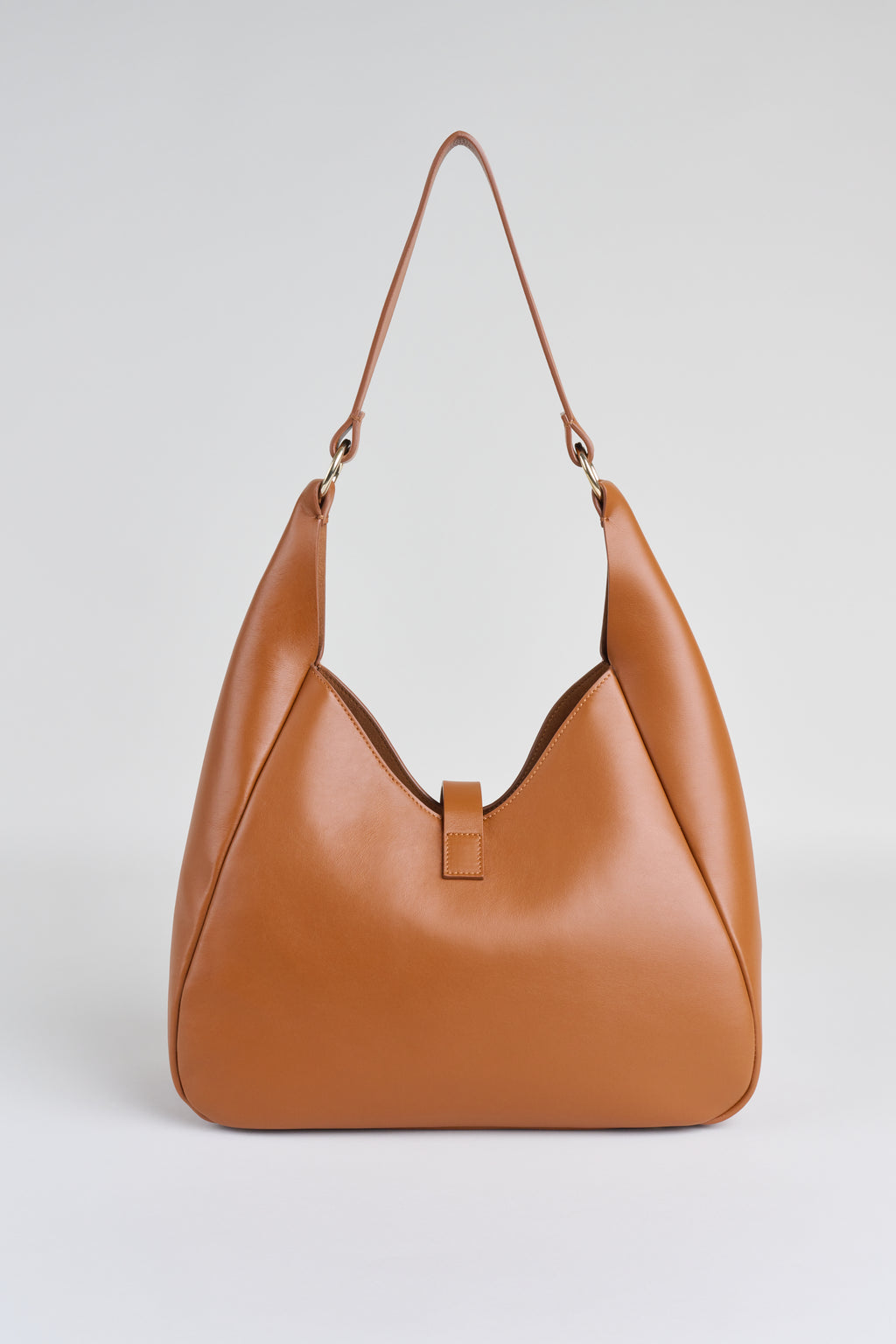 Shoulder Leather Hobo Bag 