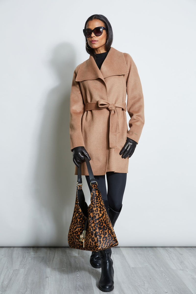 Cozy up in style this winter with our double-face hooded coat