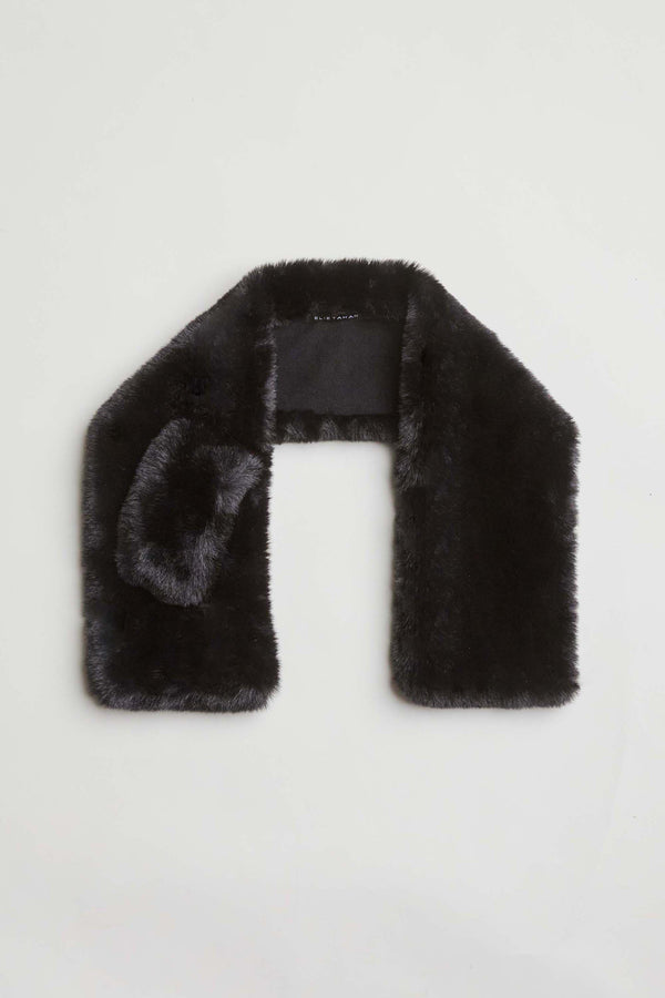 Faux Fur Pull Through Scarf