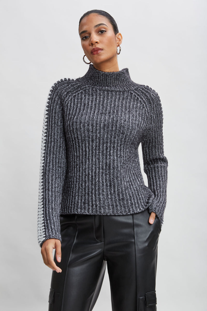 Whipstitch Cotton Wool Sweater