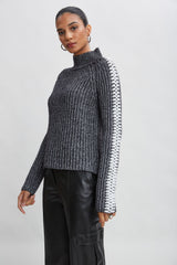 Whipstitch Cotton Wool Sweater