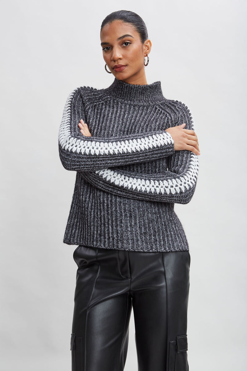 Whipstitch Cotton Wool Sweater