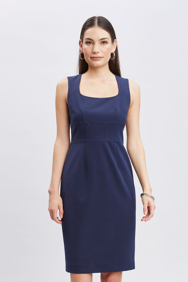 Square Neck Slim Dress