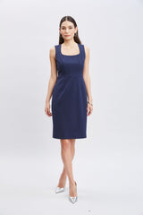 Square Neck Slim Dress