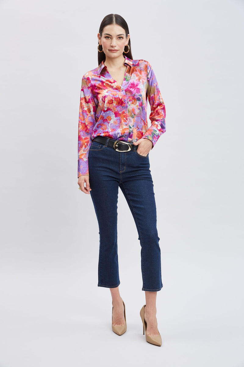 Silk Bloomsbury Button Down Shirt