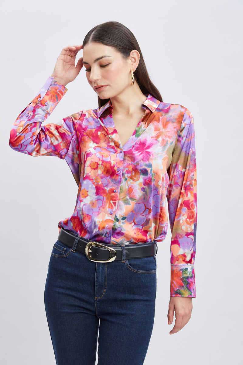 Silk Bloomsbury Button Down Shirt