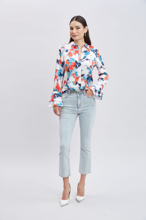 Silk Monet Garden Shirt