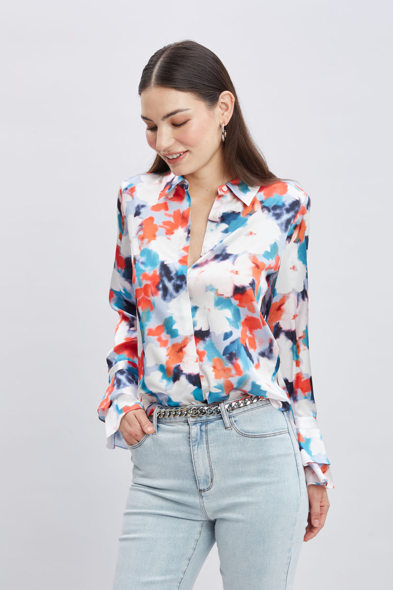 Silk Monet Garden Shirt