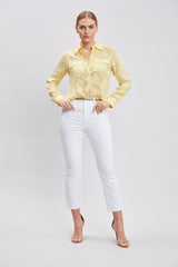 Silk Jacquard Utility Shirt