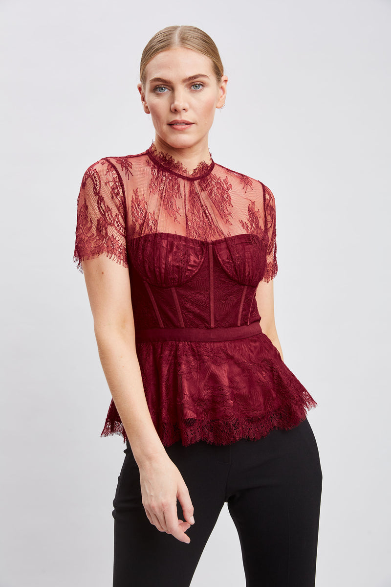 Lace Corset Top