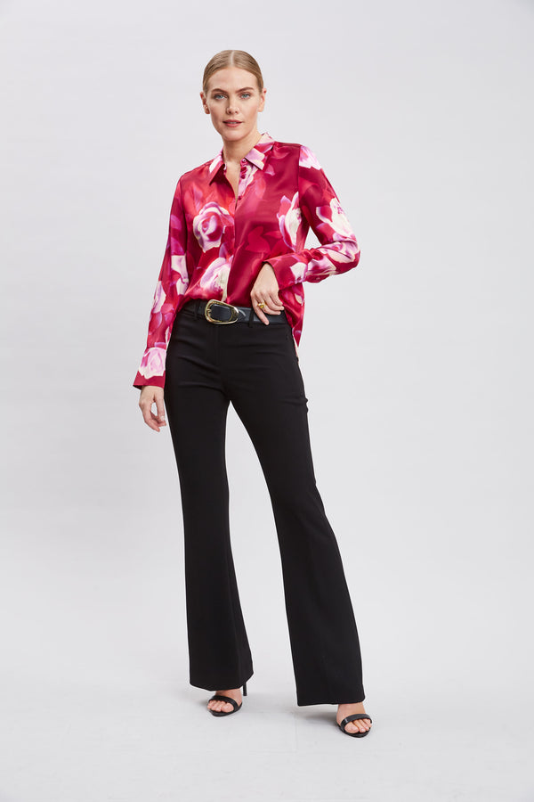 Silk Satin Moulin Rouge Shirt