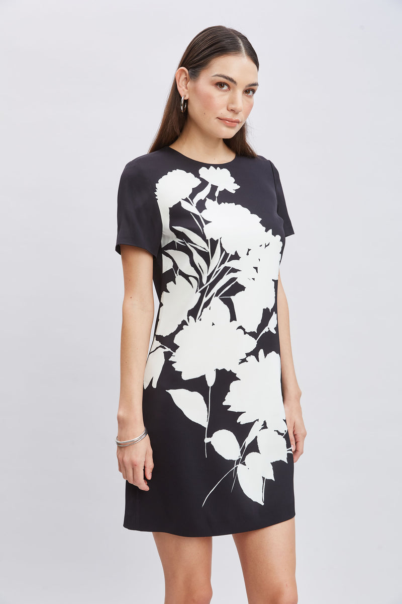 Midnight Garden Shift Dress