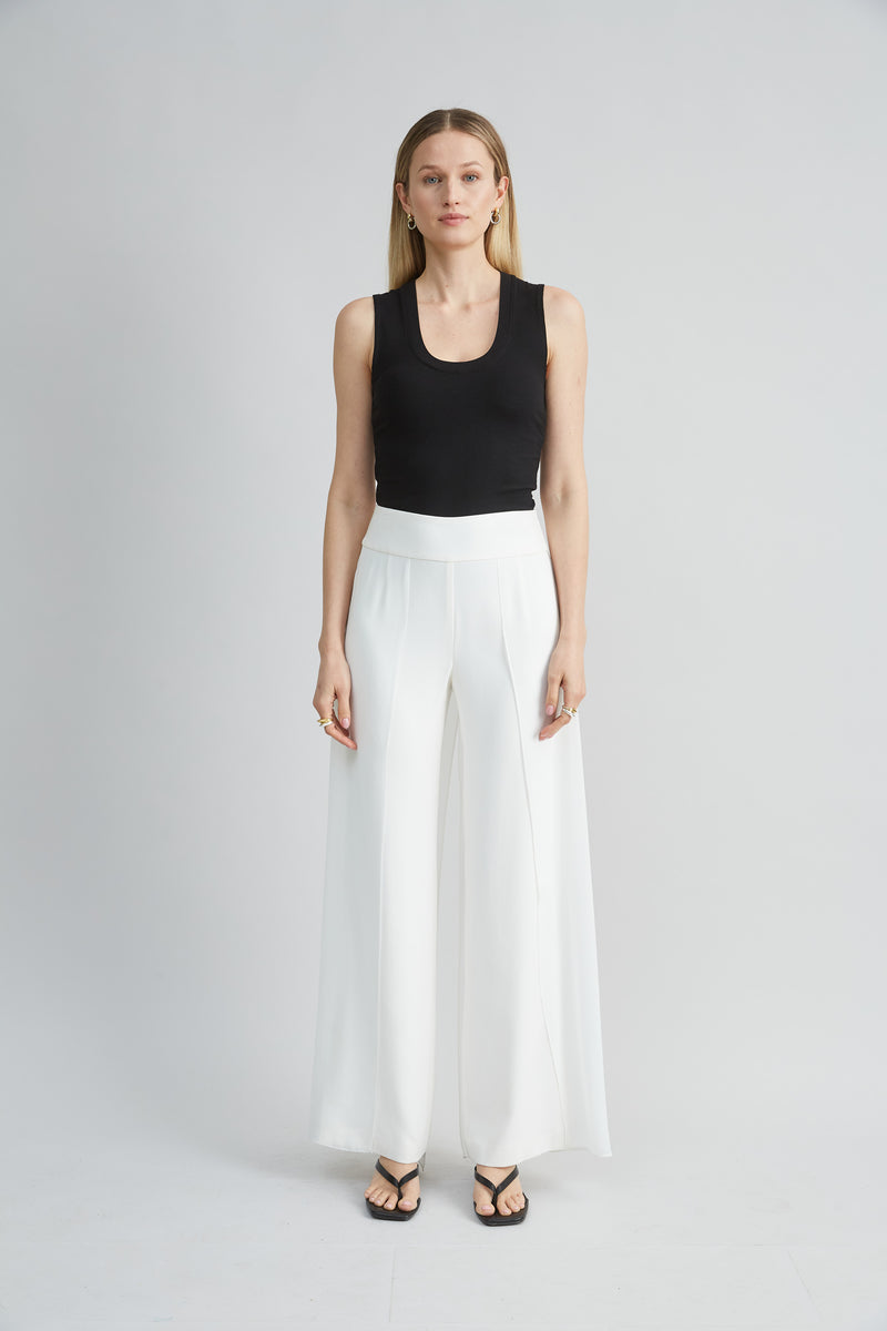 Chiffon Panel Pant