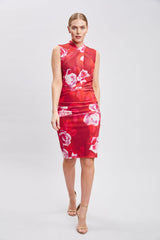 Moulin Rouge Twist Neck Dress