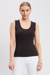 Rib Scoop Neck Knit