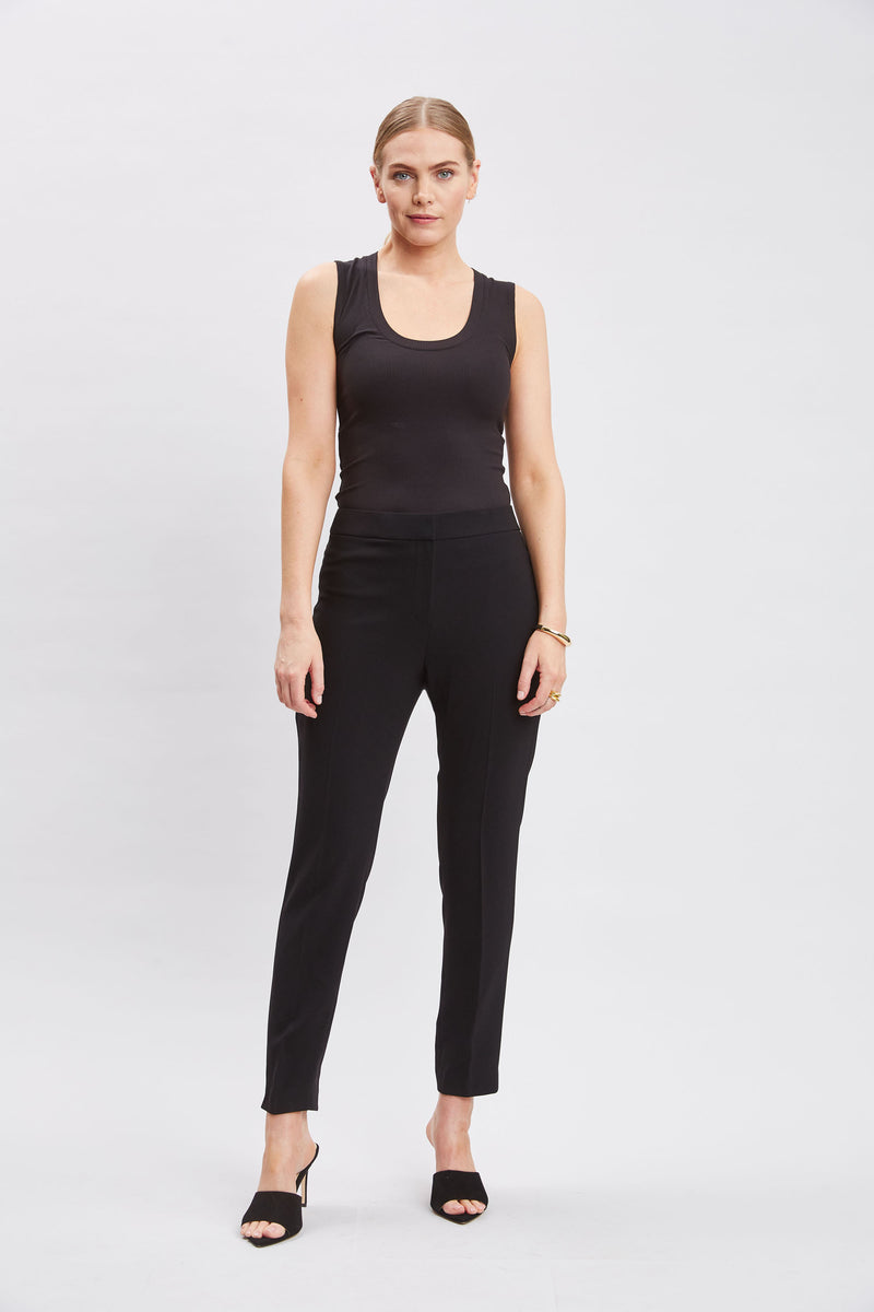 Slim Crepe Inseam Pant