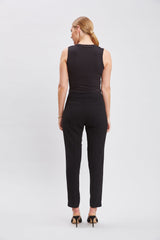 Slim Crepe Inseam Pant