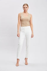 Slim Crepe Inseam Pant