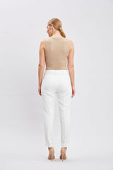 Slim Crepe Inseam Pant