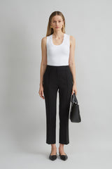 Micro Flare Crepe Pant