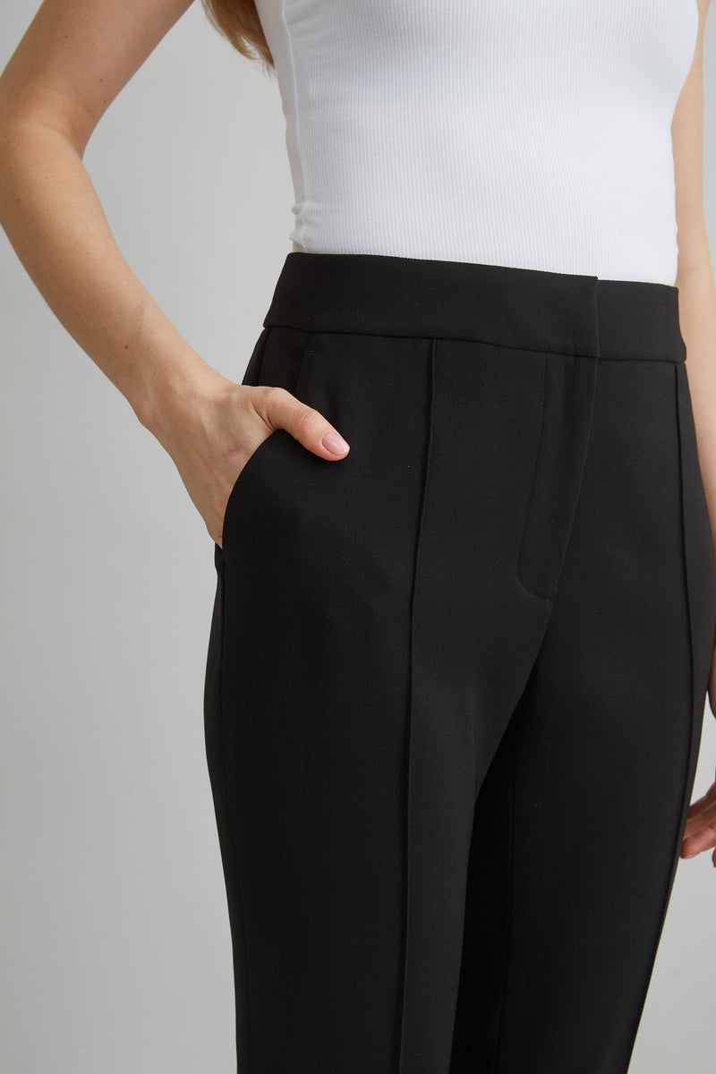 Micro Flare Crepe Pant