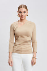 Asymmetric Rib Knit