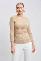 Asymmetric Rib Knit