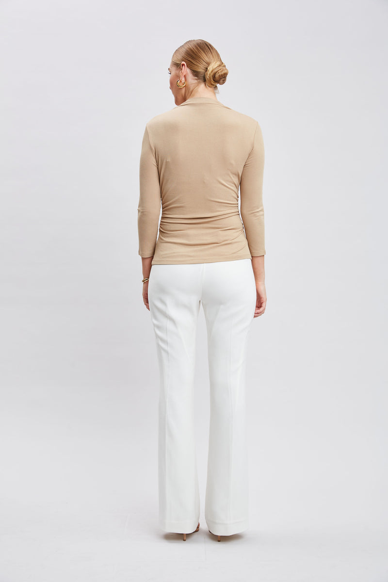 Asymmetric Rib Knit