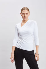 Asymmetric Rib Knit