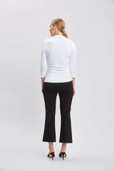 Asymmetric Rib Knit