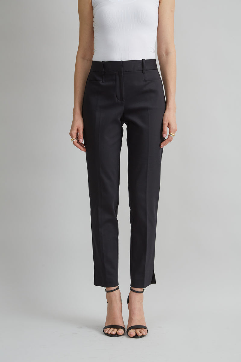 Cotton Slim Slit Pant