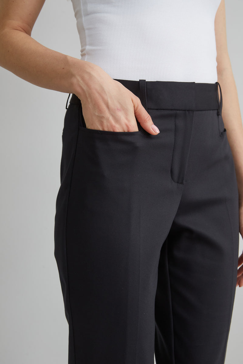 Cotton Slim Slit Pant