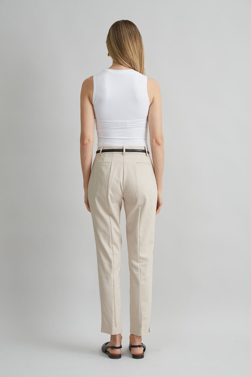 Cotton Slim Slit Pant