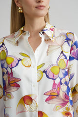 Butterfly Twill Button Down Shirt