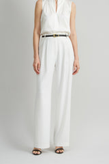 Crepe Pleated Pant