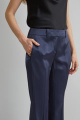 Satin Fit & Flare Pant