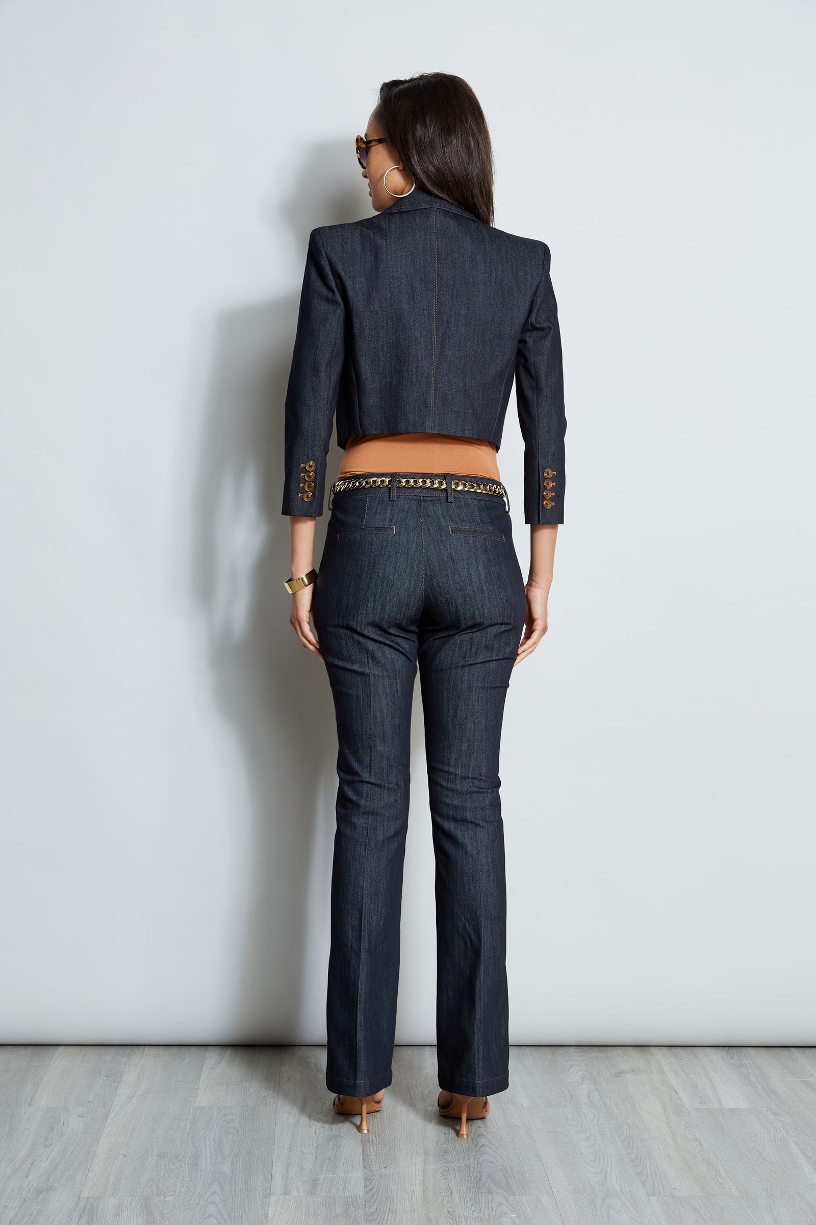 Elie tahari jean jacket best sale