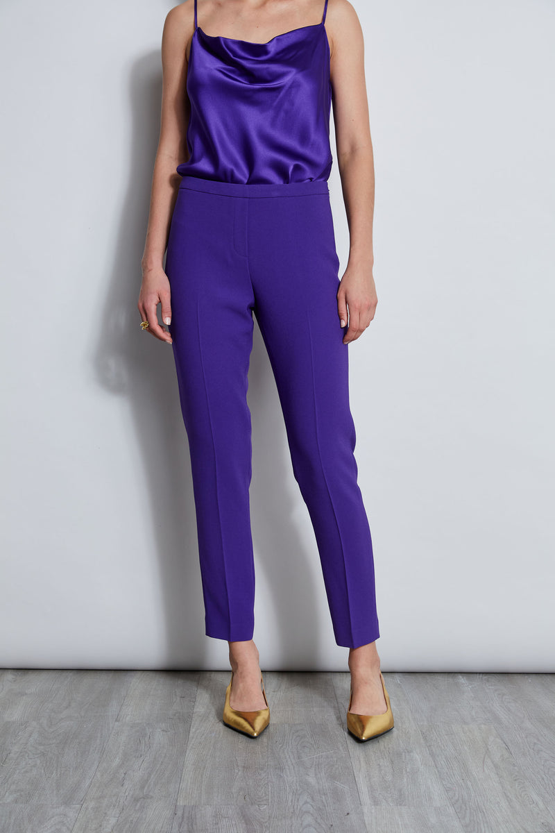 Slim Fit Crepe Pant