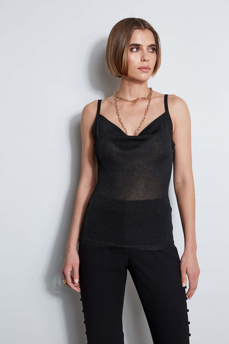 Metallic Knit Cami