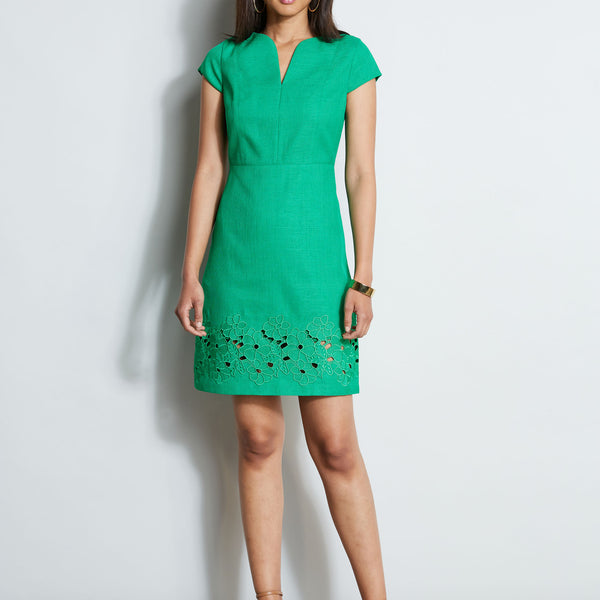 Elie tahari ophelia store short sleeve dress